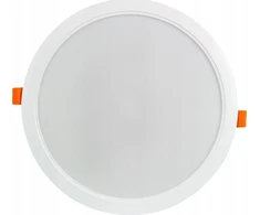 Įmontuojamas LED šviestuvas, 230Vac, 24W, 2350lm, šiltai balta 3000K, apvalus, MOLLY, LED line LITE