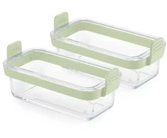 Lékué INSERT FOR AIR FRYER GLASS 2PCS