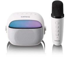 Lenco Bluetooth skalrunis ar mikrofonu BTC-020WH (8711902093770)