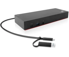 Lenovo 40AF0135EU laptop dock/port replicator Wired Juodas