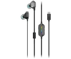 Lenovo Legion E510 Ausinės su laidu į ausis įkišamos Gaming USB Type-C Pilkas