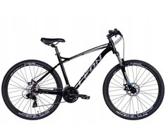 Bicycle AL 27.5" Leon XC 100 DD frame-19" juodas with pilkas 2024