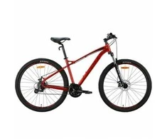 Bicycle AL 29" Leon TN-90 DD frame-18" pilka-juodas with red