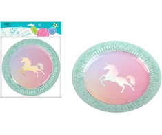 Ravi Decor Vienkartinės popierinės lėkštės „Party Deco LGP“, 18 cm, 6 gb., 20 x 25 x 1 (12199)