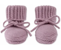 Lodger Slipper merino vilnas cibinas Mauve 0-6m SLM 330_0-6 (8721569760373)