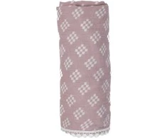 Mexen Lodger Swaddle Tribe muslininės medvilninės sauskelnės 120x120 cm, rožinės spalvos, SWT 107
