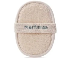 Martini Spa Loofah and cotton exfoliating sponge Natural