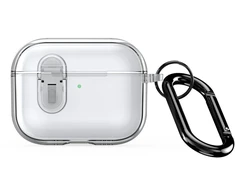 iLike Dux Ducis Dėklas na ausinės Apple AirPods Pro 3 PECL Series PC+TPU Cover su karabinu Clear