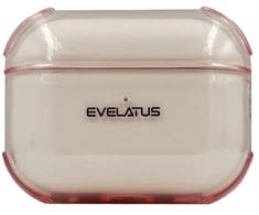 Evelatus Dėklas na ausinės Apple AirPods 4 TPU apsauginis dėklas permatomas Rožinė EVEAIRP4TPCTP