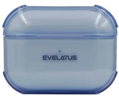 Evelatus Dėklas na ausinės Apple AirPods Pro TPU apsauginis dėklas permatomas Mėlyna EVEAIRPPRTPCBL
