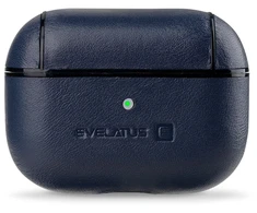 Evelatus Dėklas do słuchawek Apple AirPods Pro Leather apsauginis dėklas Dark Mėlyna ELCAPPDBL