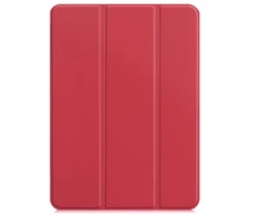 Dėklas planšetiniam kompiuteriui iLike Dėklas-knyga Galaxy Tab A8 10.5 X200 Tri-Fold Eco-Leather* Stand Case Coral Rožinė ILK-TRC-S4-CP