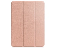 Dėklas na tablet iLike Dėklas książka iPad Air 4 10.9 / iPad Air 5 Tri-Fold Eco-Leather* Stand Case Rose Gold ILK-TRC-A5-RG