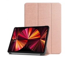 Dėklas na tablet iLike Dėklas książka iPad Pro 13 (2024) 7th Gen Tri-Fold Eco-Leather* Stand Case Rose Gold
