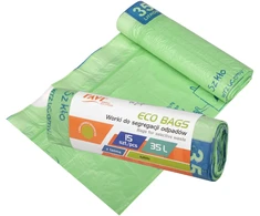Rūšiavimo atliekų maišai, 35 l, 15 vnt., stiklui, 19 x 5 x 5, 00077, Simple Solution