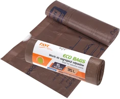 Rūšiavimo atliekų maišai, 35 l, 15 vnt., BIO, 19 x 4.5 x 4.5, 00776, Simple Solution