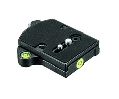 Manfrotto 394 Quick Adaptor "Low Profile" tripod Juodas