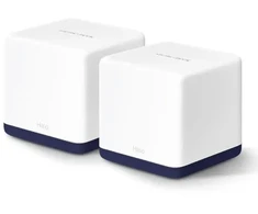 Mercusys | AC1900 viso namų Mesh Wi-Fi sistema | Halo H50G (2 vnt.) | 802.11ac | 600+1300 Mbit/s | Mesh palaikymas: taip | MU-MIMO: taip | Mobiliojo ryšio nėra