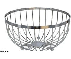 „Lumarko“ metalinis vaisių dubuo 25,00 x 25,00 x 13,00 „KITCHEN&amp;GO“