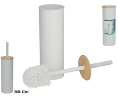 Party Deco Metalinis ir bambukinis šepetėlių stovas vakarėliams 9,50 x 9,50 x 38,00 BATH&amp;GO