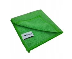 Microfiber cloths 250gsm, 30x30, 10 pcs. QLEANUP žalias