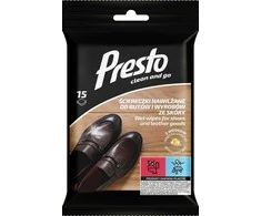 HARPER PRESTO Buitinės šluostės batų ir odos gaminių valymui 15 vnt.
