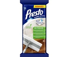 Presto 2in1 laikiklis + Valymo skystis grindų 16 vnt.