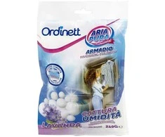 Sausintuvas ORDINETT Moisture absorber for wardrobe crystal 210g lavender
