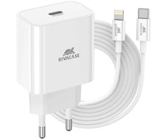 Įkroviklis RivaCase MOBILE CHARGER WALL/Baltas PS4101 WD5 RIVACASE