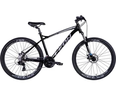 Bicycle AL 27.5" Leon XC 100 DD frame-19" juodas with pilkas 2024