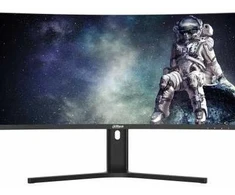 Monitorius Dahua Technology LM34-E330CA monitorius komputerowy 86,4 cm (34") 3440 x 1440 px UltraWide Quad HD LCD juoda