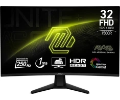 Monitorius LCD MonitorMSI31.5 "1920 x 1080 pixelsFull HDNative aspect ratio 16:9CurvedMAG32C6X MAG 32C6X ()