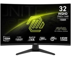 Monitorius MSI MAG 321CQF E18 - 180Hz | QHD | Rapid VA | 31.5"