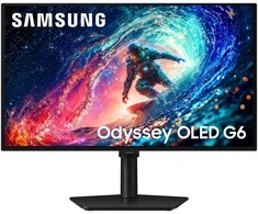 Monitorius Samsung Odyssey OLED G6 G61SH | 27 " | OLED | QHD | 16:9 | 240 Hz | 0.03 ms | 2560 x 1440 pikselių | 200 cd/m² | HDMI jungtys quantity 1 | Juodas