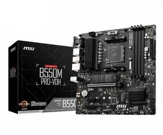Pagrindinė plokštė MSI B550M PRO-VDH | AMD procesorių šeima | Procesoriaus lizdas AM4 | DDR4 | Atminties lizdai 4 | SATA jungčių skaičius 4 | Lustų rinkinys AMD B | Mikro ATX