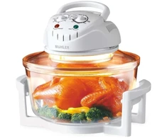 Muhler MFC-1200 Compact halogen orkaitė and air fryer 2in1 12L 1400W
