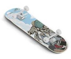 Muuwmi Skateboard Skateboards ABEC 5 Skull AU 540