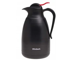 Nerūdijančio plieno termosas 1,5 L, juodas, 101332, KAMILLE
