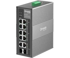 Šakotuvas TP-Link Omada 10 prievadų gigabito pramoninis lengvai valdomas komutatorius su 6 prievadų PoE+ ir 2 prievadų PoE++