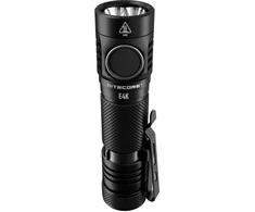 Nitecore E4K Juodas rankinis žibintuvėlis su LED