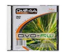 Omega DVD-RW 4,7 GB 4x10 vienetų (56699)
