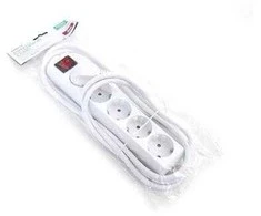 Omega regleta de corriente 5 enchufes schuco 1 5m blanco