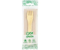 One Fitness Gogreen kompostuojamas pikniko rinkinys (šakutė, servetėlė) Go Žalias / 0,01kg