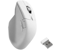 Belaidė kompiuterio pelė Keychron M6 8K (M6S-A24 All Silent Micro Switch) | 8000Hz | Balta