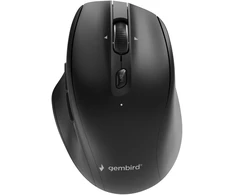 Gembird MUSW2-6B-02 Dual-mode belaidė pelė (2.4G + BT), 2400 DPI, 6-button, juodas