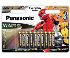 Panasonic Batteries Panasonic baterijos „Panasonic Everyday Power“ akumuliatorius LR03EPS/10BW (7+3)