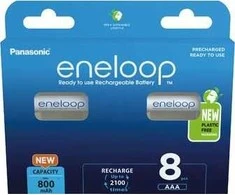 Panasonic Eneloop AAA 800 mAh 8 vnt