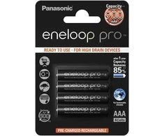 Panasonic Eneloop Pro AAA 930mAh rechargeable - 4 pcs