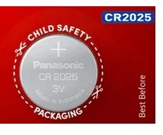 Panasonic lithium battery CR2025 - 6 pcs blister