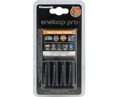 Panasonic Loader BQ-CC55 + 4 x R6/AA Eneloop Pro 2500 mAh